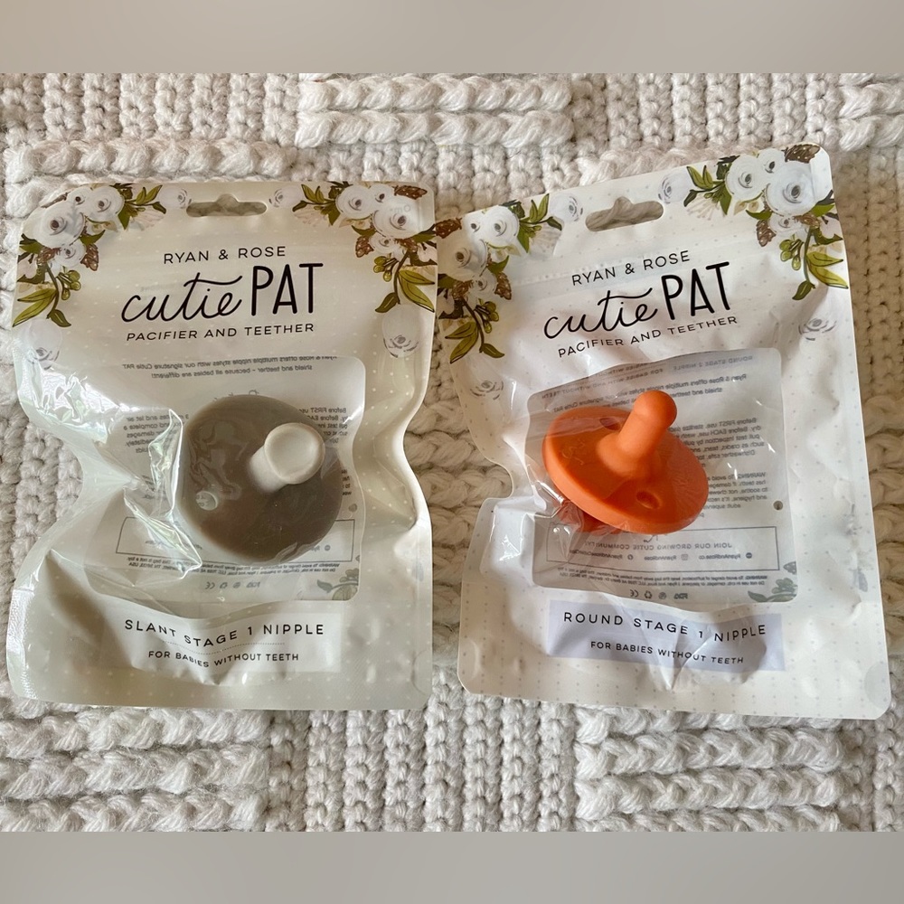 Ryan & Rose Cutie Pat Pacifier and Teether